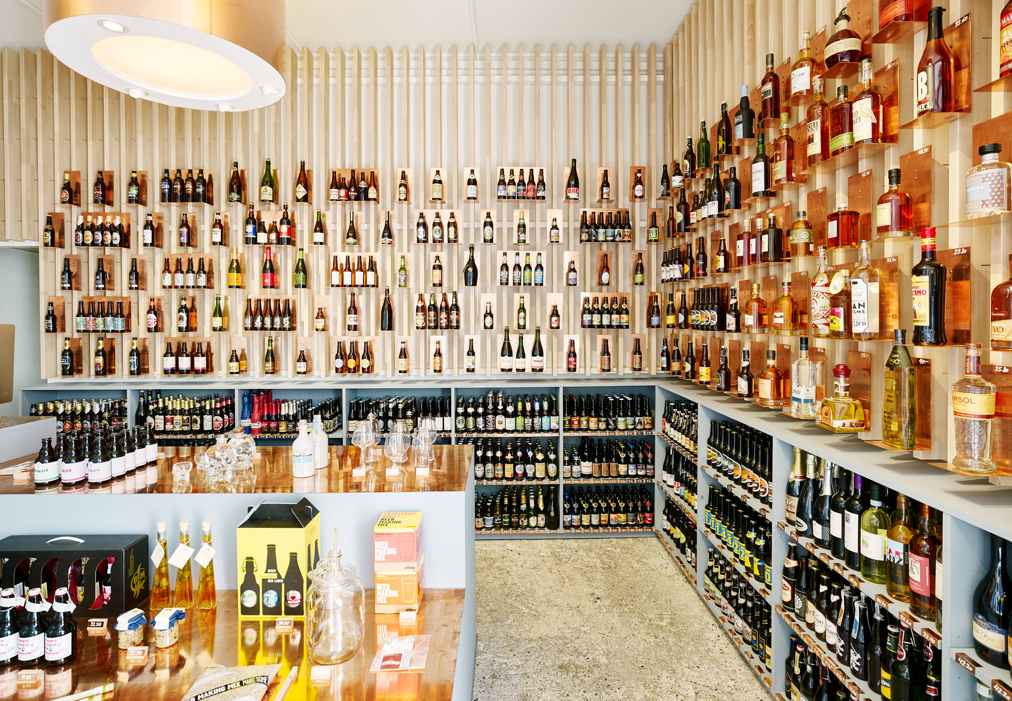 Intercomestibles Beer + drinks Shop, Zurich  I  Interior by Refurnished  /  Roland Jaggi + Friedrich Wilhelm Graf